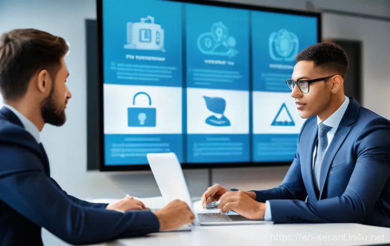 보안솔루션 컨설팅 성공 사례 - **Prompt:** A panoramic, high-tech command center with multiple large screens displaying real-time c... 보안솔루션 컨설팅 성공 사례 - **Prompt:** A panoramic, high-tech command center with multiple large screens displaying real-time c...